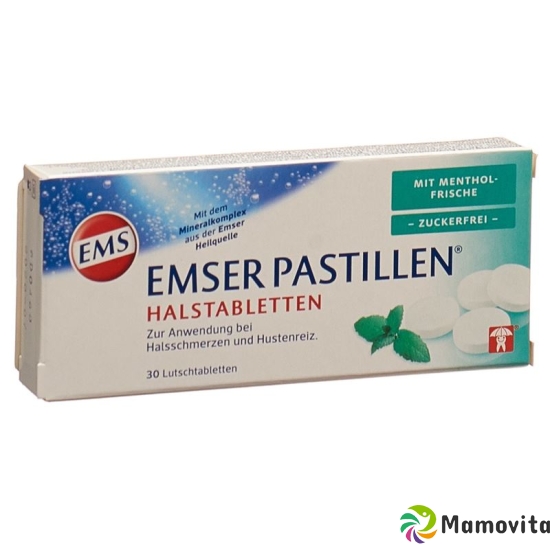 Emser sugar-free with menthol 30 pastilles buy online