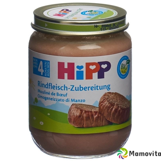 Hipp beef Preparation 4 months (new) 125 g buy online