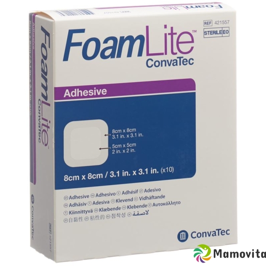 Foam Lite Convatec Silikon-Schaum 8x8cm 10 Stück buy online