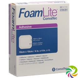 Foam Lite Convatec Silikon-Schaum 10x10cm 10 Stück