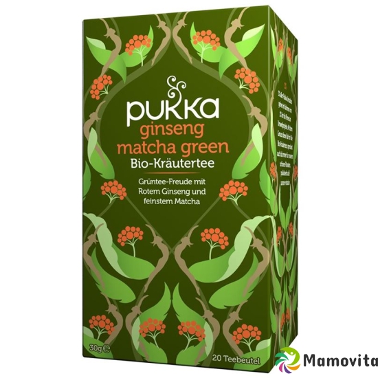 Pukka Ginseng Matcha Green Tea Organic Btl 20 pcs buy online