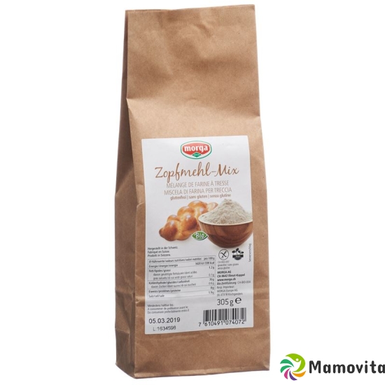 Morga Zopfmehl mix Gluten Free Organic 305 g buy online