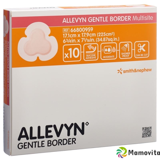 Allevyn Gentle Border Multi Wun 17.1x17.9cm 10 Stück buy online