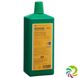 Betadine solution standardized Lös Fl 1000 ml