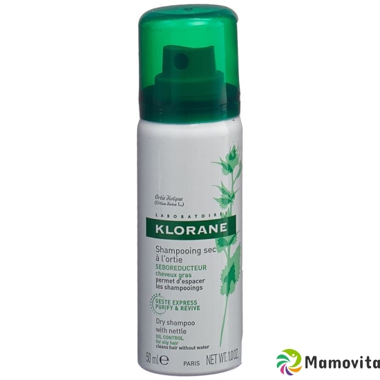 Klorane stinging nettle mini dry shampoo 50ml buy online