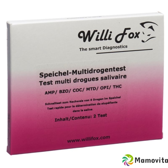 Willi Fox drug test Multi six party drugs saliva 2 pcs buy online