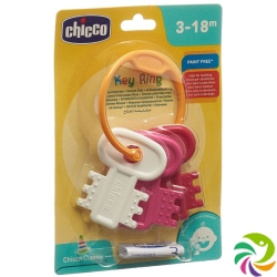 Chicco Schluesselbeissring Pink 3m+