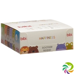 Bibi Nuggi Happiness Densil 0-6 Ring Mum/Dad 6 Stück