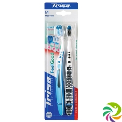 Trisa Feelgood Smart Clean Toothbrush Duo Medium