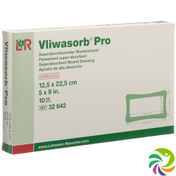 Vliwasorb Pro Wundverband 12.5x22.5cm 10 Stück