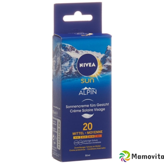 Nivea Sun Alpin Sonnencreme Gesicht LSF 20 50ml buy online