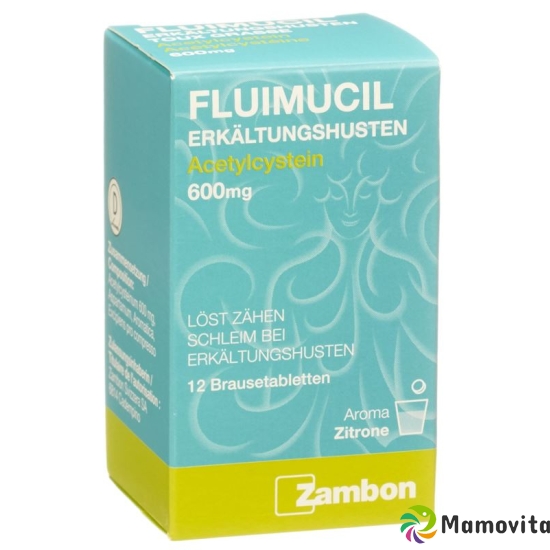 Fluimucil Erkältungshust Brausetabletten 600mg 12 Stück buy online