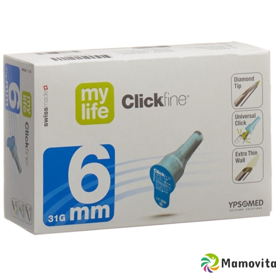 Mylife Clickfine Pen Nadeln 6mm 31g (pi) 100 Stück buy online