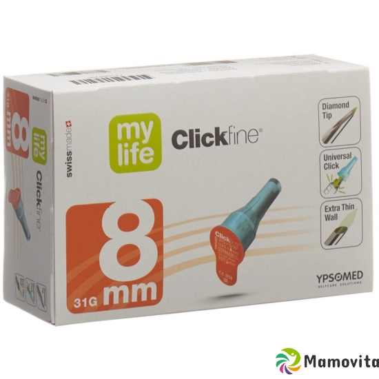 Mylife Clickfine Pen Nadeln 8mm 31g (pi) 100 Stück buy online