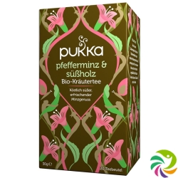 Pukka Pfefferminz & Süssholz Tee Bio Beutel 20 Stück