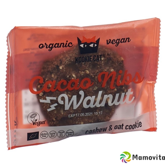 Kookie Cat Cacao Nibs Walnut Cookie 50g buy online