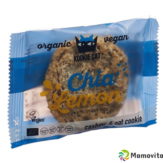 Kookie Cat Chia Lemon Cookie 50g buy online