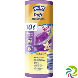 Swirl Duft-Müllbeutel 10L Lavendel-Vanille 12 Stück