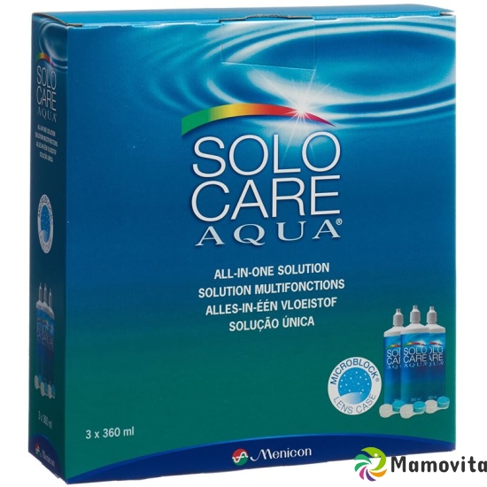 Solocare Aqua All-in-one 3 Flaschen 360ml buy online