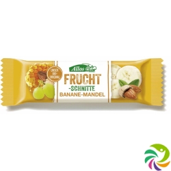 Allos Banane-Mandel Fruchtschnitte Bio 30g