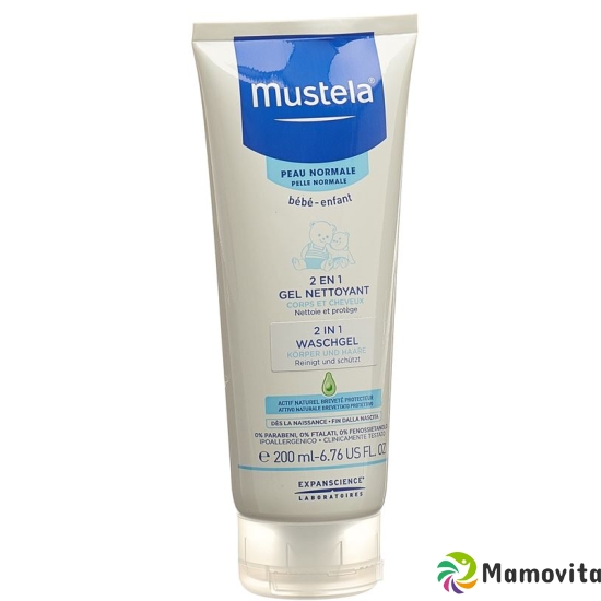 Mustela 2in1 Waschgel Normale Haut Tube 200ml buy online