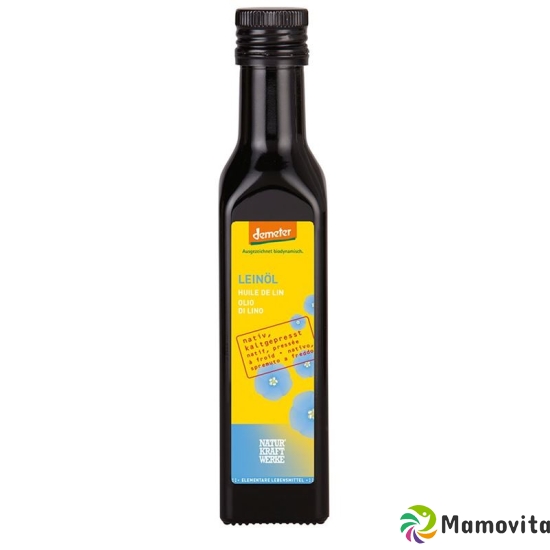 Naturkraftwerke Leinöl Kaltgepresst Nativ Demeter 250ml buy online