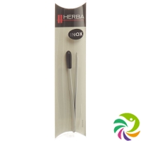 Herba tweezers inclined inox white