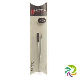 Herba tweezers pointed inox white