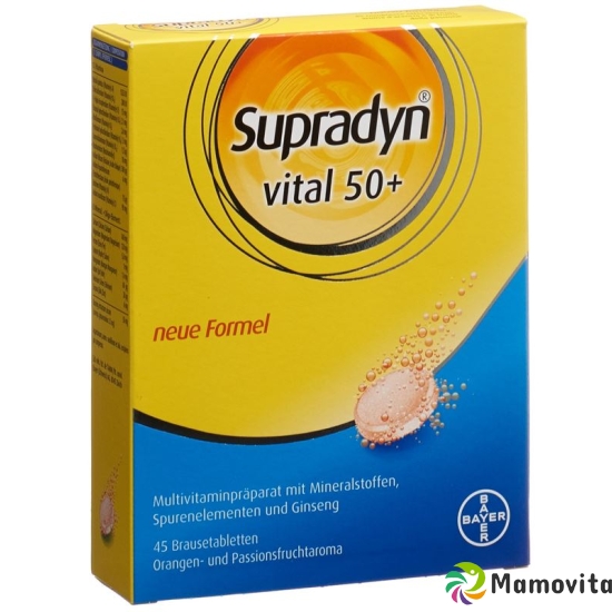 Supradyn Vital 50+ Brausetabletten (neu) 45 Stück buy online