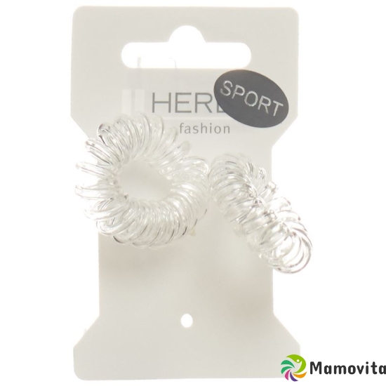 Herba Sport Haarbinder ? 3.8cm Transparent 2 Stück buy online