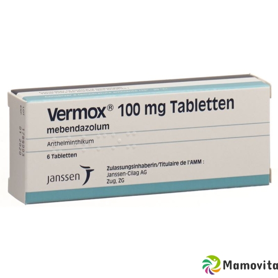 Vermox 100mg 6 Tabletten buy online