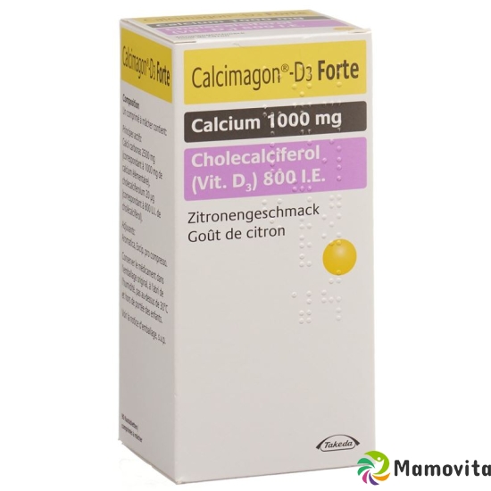 Calcimagon D3 Forte Kautabletten Zitron (neu) 90 Stück buy online