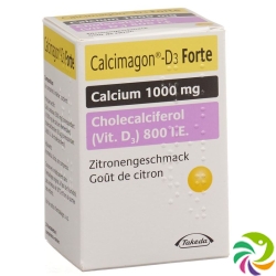 Calcimagon D3 Forte Kautabletten Zitron (neu) 30 Stück