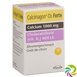 Calcimagon D3 Forte Kautabletten Zitron (neu) 60 Stück