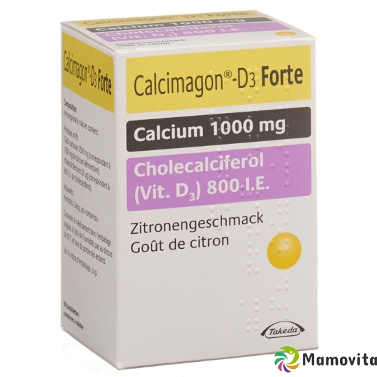 Calcimagon D3 Forte Kautabletten Zitron (neu) 60 Stück buy online