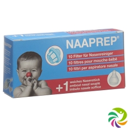 Naaprep Filter nose cleaner 10 pieces + 1 nose piece