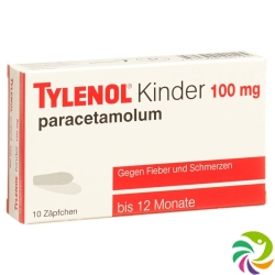 Tylenol 100mg 10 Zäpfchen