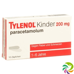 Tylenol 200mg 10 Zäpfchen