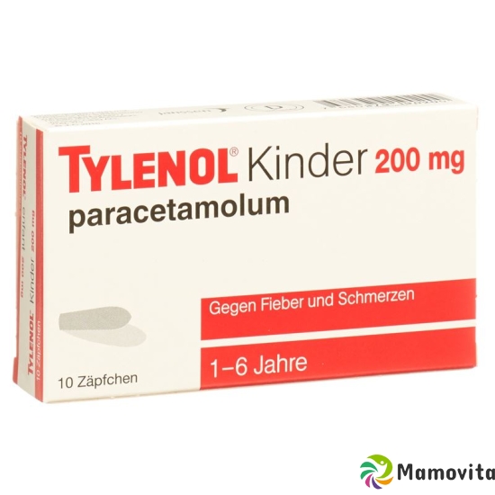 Tylenol 200mg 10 Zäpfchen buy online