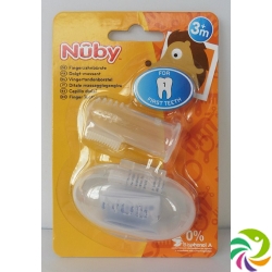 Nuby finger toothbrush with storage box