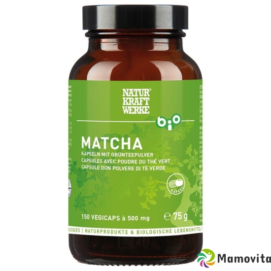 Naturkraftwerke Matcha Kapseln Grünteepulver 75g buy online