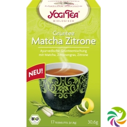 Yogi Tea Grüntee Matcha Zitrone 17 Beutel 1.8g