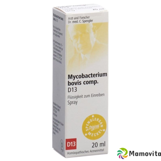 Spenglersan Mycobacter Bovis Comp D 13 Spray 20ml buy online