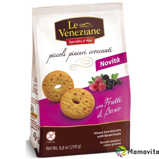 Le Veneziane Biscuits Beerenfruecht Glutenfrei 250 buy online