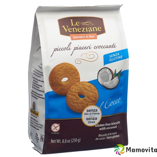 Le Veneziane Biscuits Kokosnuss Glutenfrei 250g buy online