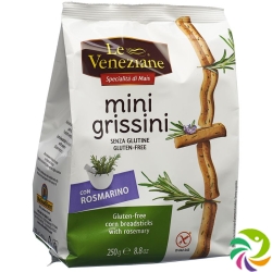 Le Veneziane Mini Grissini Rosmarin Glutenfrei 250g