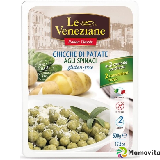 Le Veneziane Gnocchi mit Spinat Glutenfrei 500g buy online