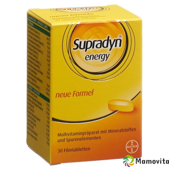 Supradyn Pro Energy-Complex Film-coated tablets Box of 30 buy online