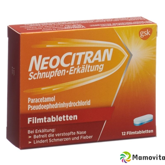 Neocitran Schnupfen/erkaeltung Filmtabletten 12 Stück buy online