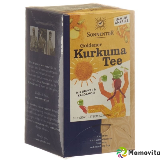 Sonnentor Goldener Kurkuma Tee Beutel 18 Stück buy online